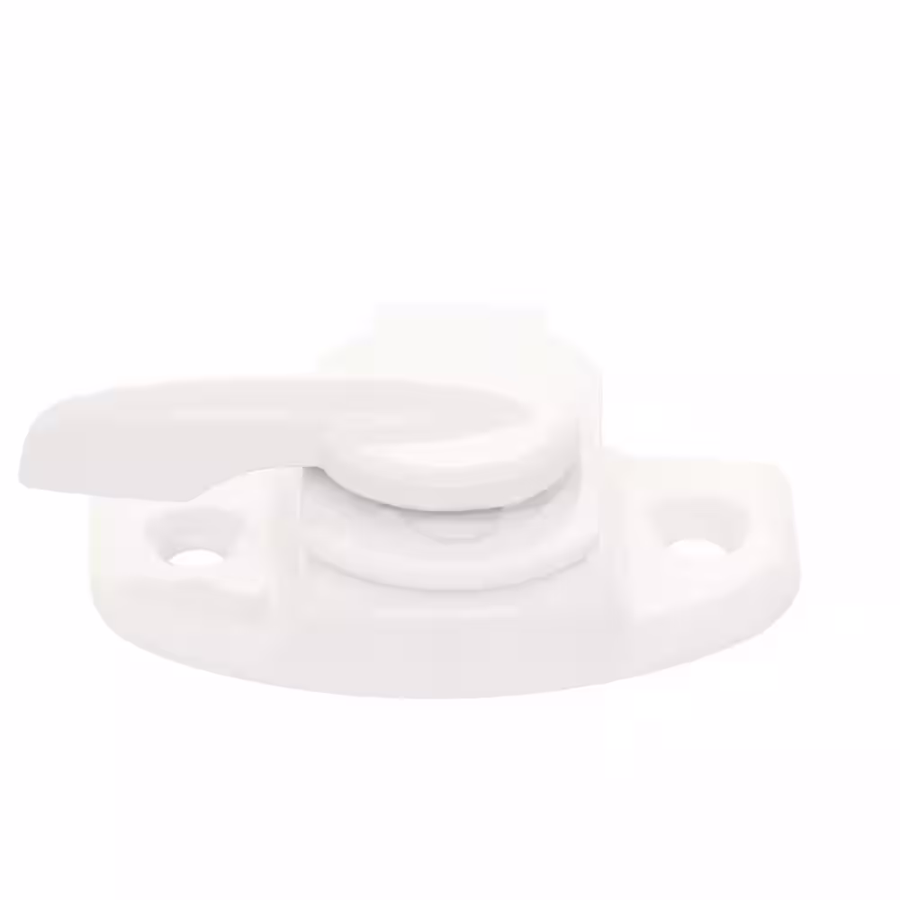 Everbilt White Steel Window Sash Lock with Tight Seal