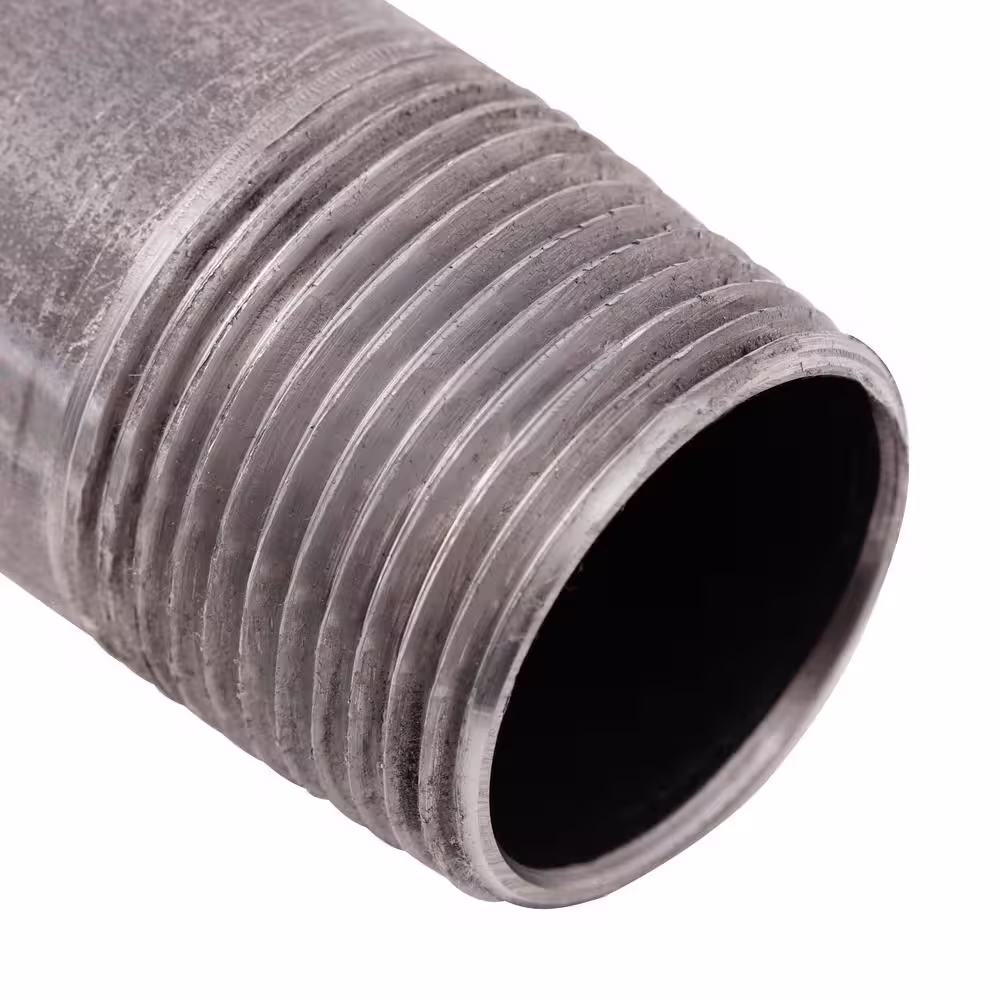 STZ 1 in. x 2.5 ft. Black Steel Schedule 40 Cut Pipe
