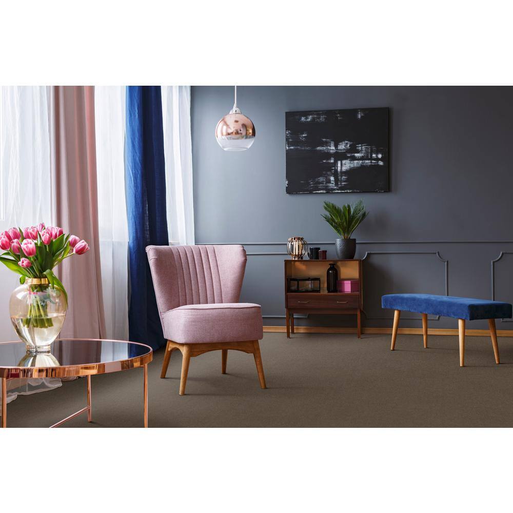 Home Decorators Collection Adalida - Basalt - Brown 40 oz. SD Polyester Pattern Installed Carpet