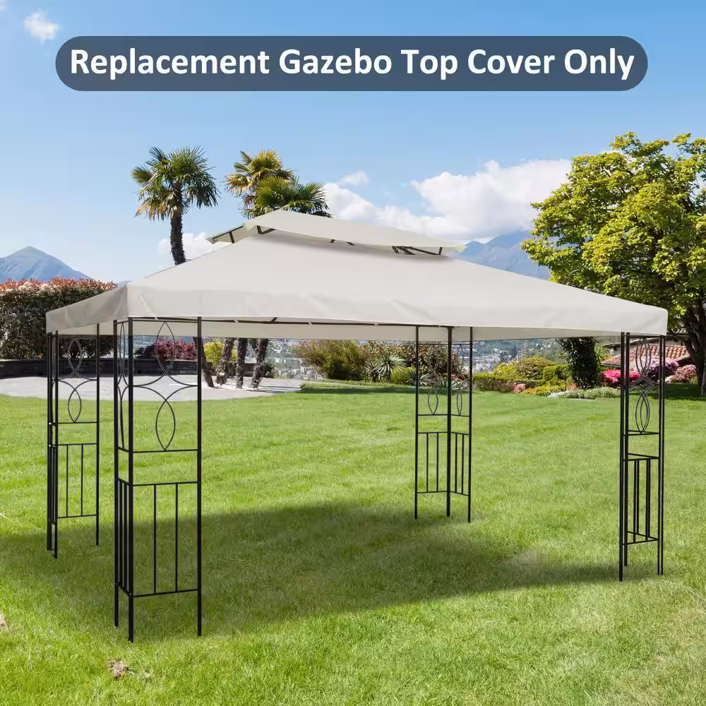 Outsunny Polyester Gazebo Replacement Canopy