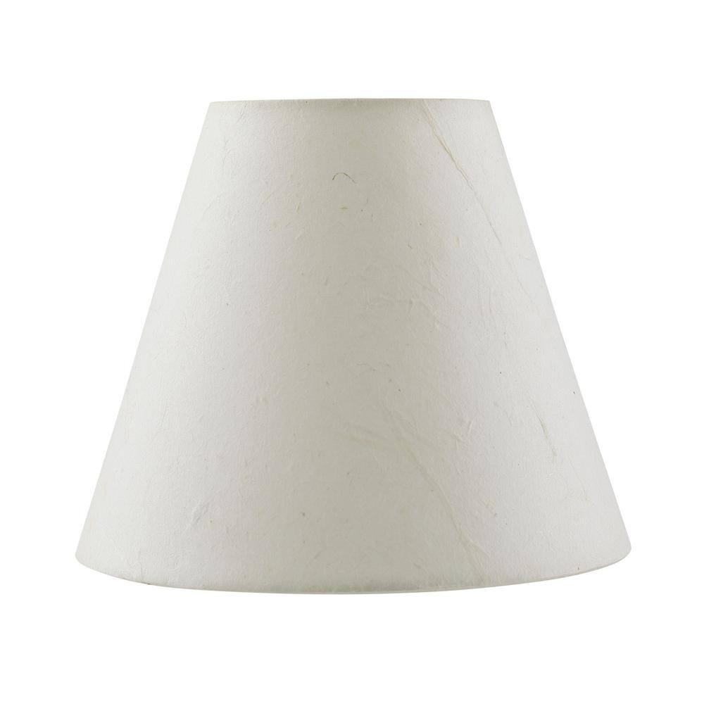 Aspen Creative Corporation 6 in. x 5 in. White Hardback Empire Lamp Shade (2-Pack)