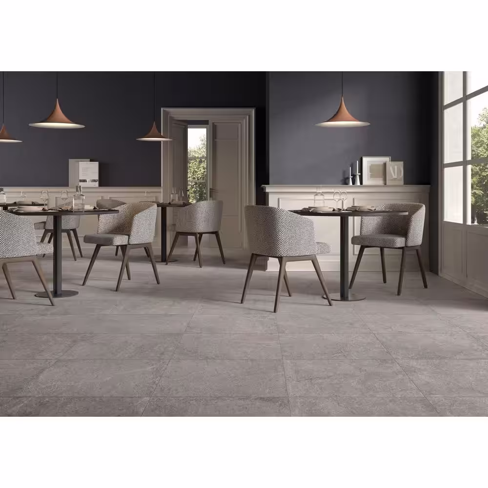 MSI 0.78 in. x 13 in. x 24 in. Soreno Grigio Matte Porcelain Pool Coping Eased Edge 4.34 sq. ft./Case