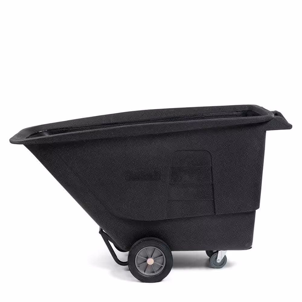 Rubbermaid Commercial Products 3/4 cu. yd. Utility Duty Tilt Truck, Structural Foam Molded
