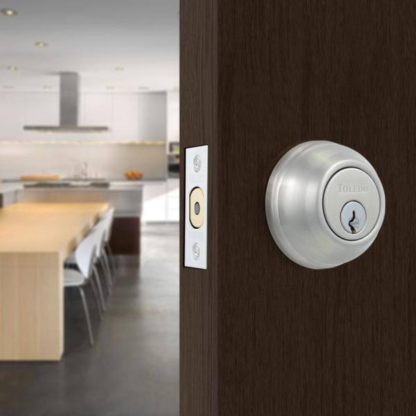Toledo Platinum Series Malaga Double Cylinder Satin Grade 2 Deadbolt