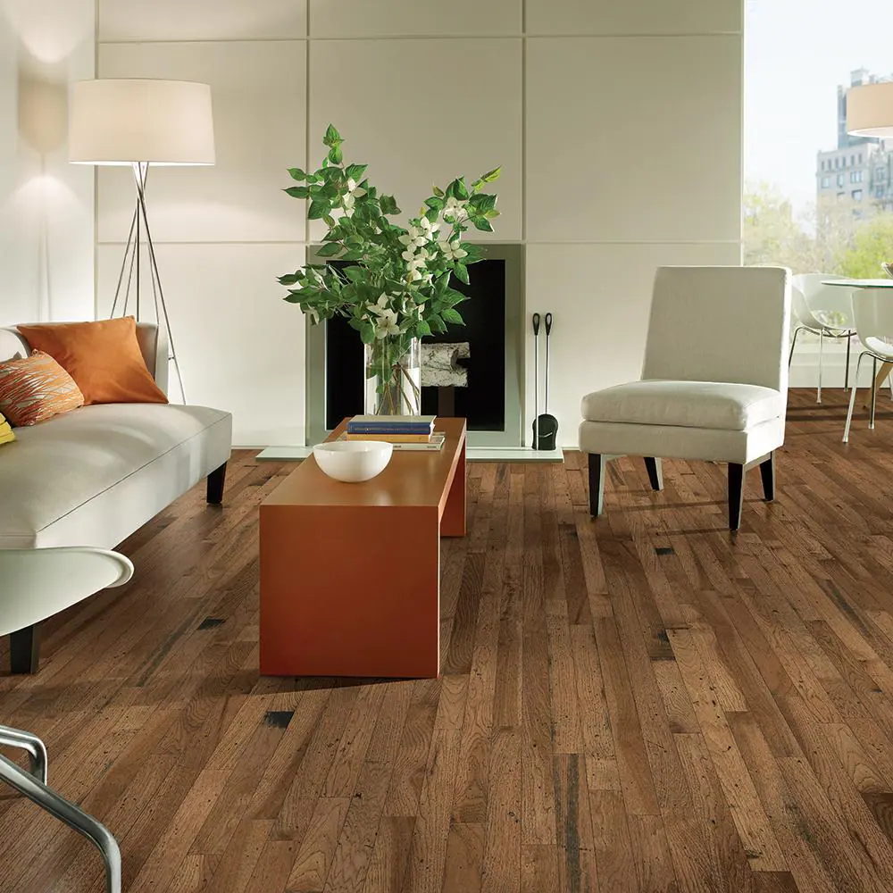 Bruce Vintage Farm Hickory Antique Timbers 3/4 in. T x 2-1/4 in. W x Varying L Solid Hardwood Flooring (20 sqft/case)