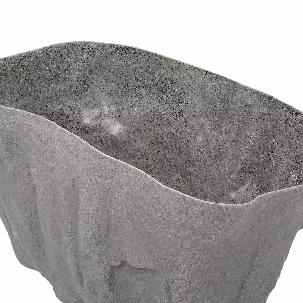 Emsco 18-1/2 in. L x 24 in. W x 17-1/2 in. H Granite Large Resin Landscape Rock