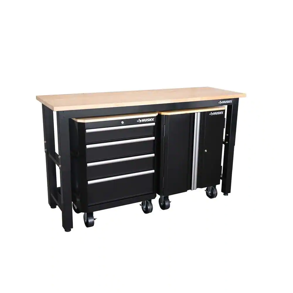 Husky 5 in. Caster Kit for Ready-to-Assemble Steel Garage Base Cabinets