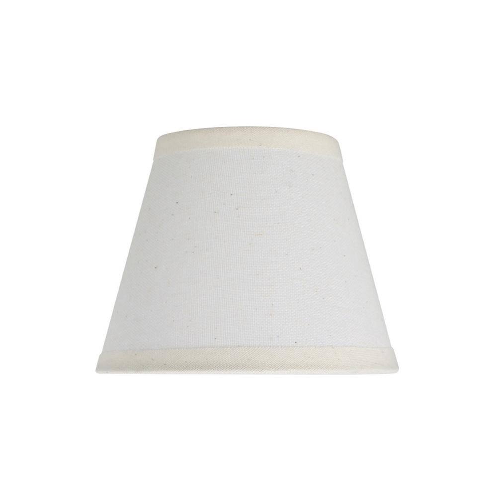 Aspen Creative Corporation 5 in. x 4 in. Creme Hardback Empire Lamp Shade (2-Pack)
