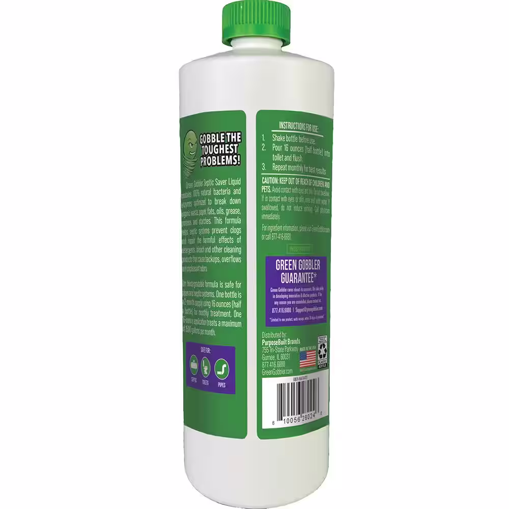 Green Gobbler 32 oz. Liquid Septic Saver Tank Treatment