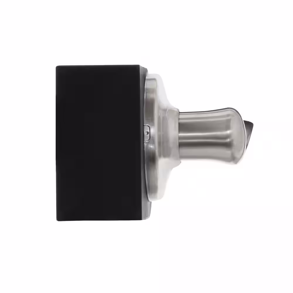 Kwikset Tustin Satin Nickel Right-Handed Half-Dummy Door Lever with Microban Antimicrobial Technology