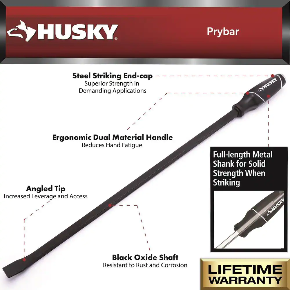Husky Pry Bar Set (3-Piece)