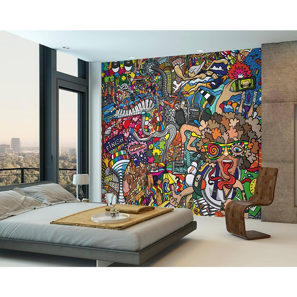 OhPopsi Sports Illustrations Wall Mural