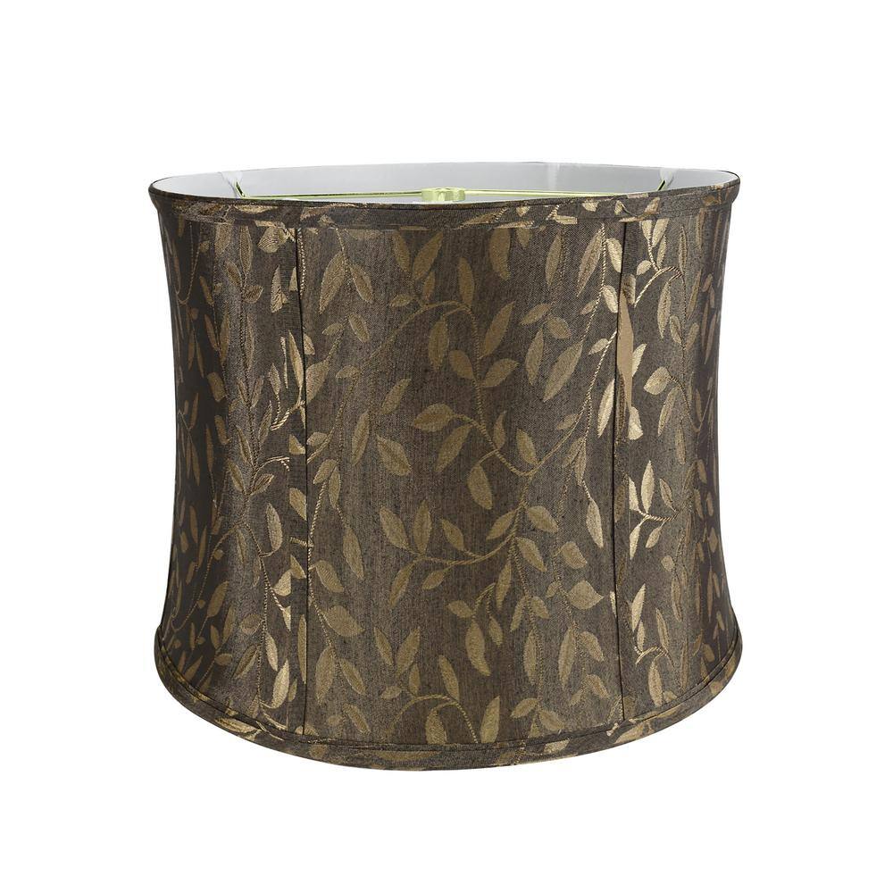 Aspen Creative Corporation 14 in. x 11 in. Brown Bell Lamp Shade
