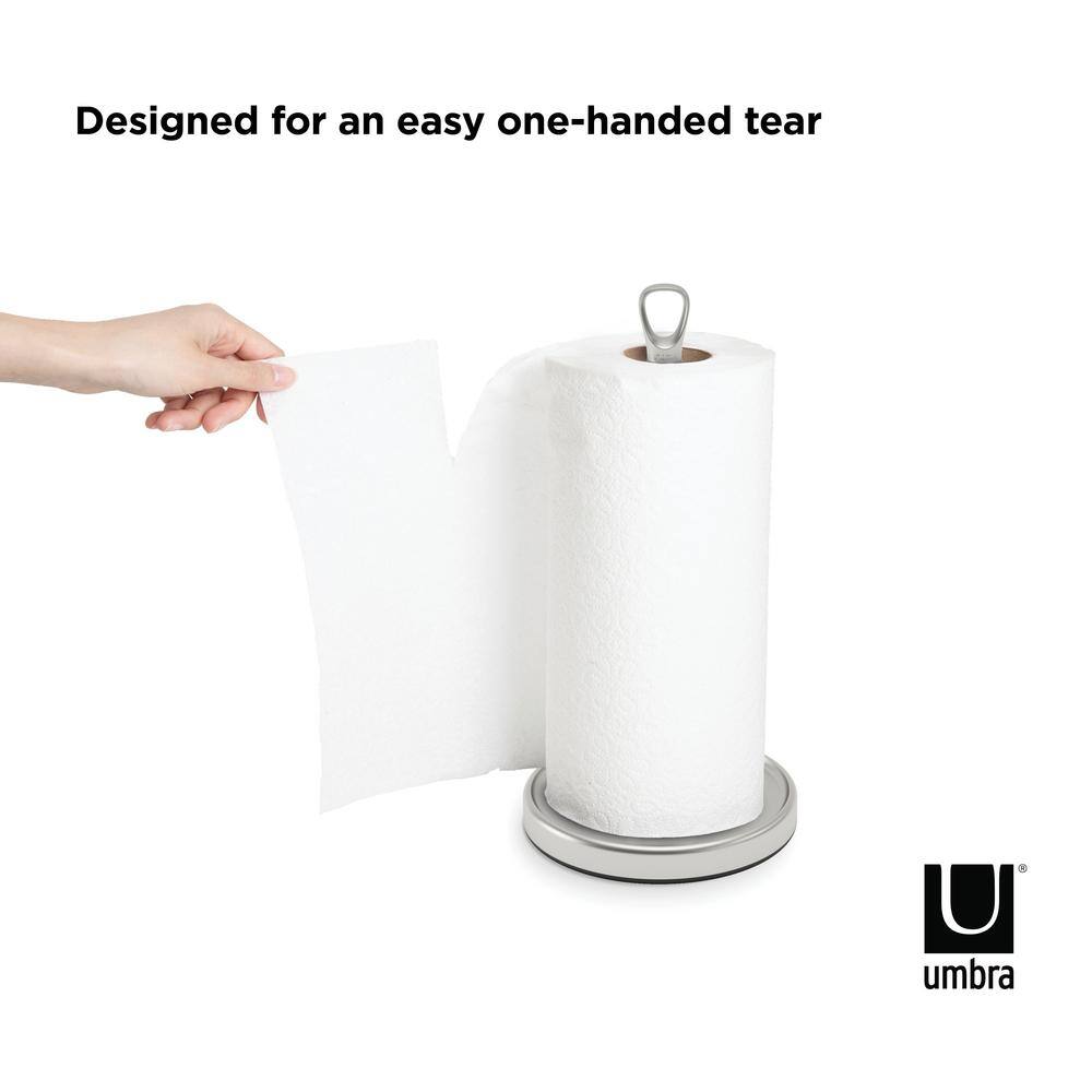 Umbra Ribbon KD Paper Towel Nickel