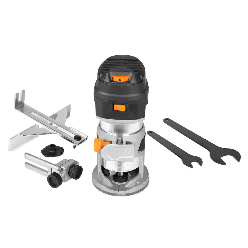 WEN 6 Amp Handheld 1/4 in. Variable Speed Laminate Trim Router for Woodworking