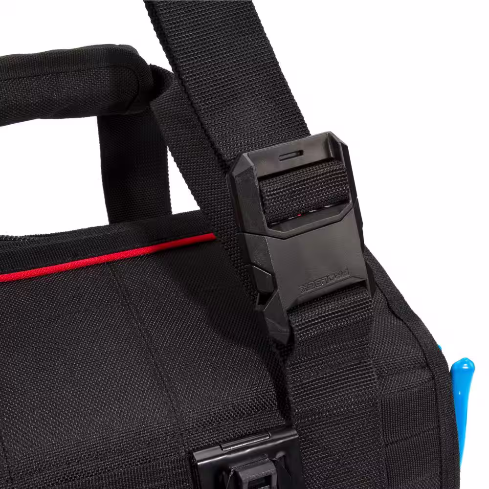 PROLOCK 15 in. Broad Mouth Tool Bag with 19-Pockets