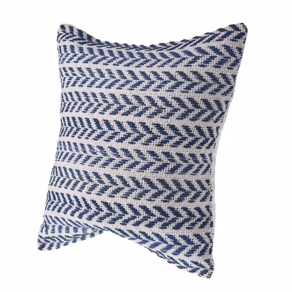 LR Home Chevron 18 in. Standard Square Decorative Throw Pillow