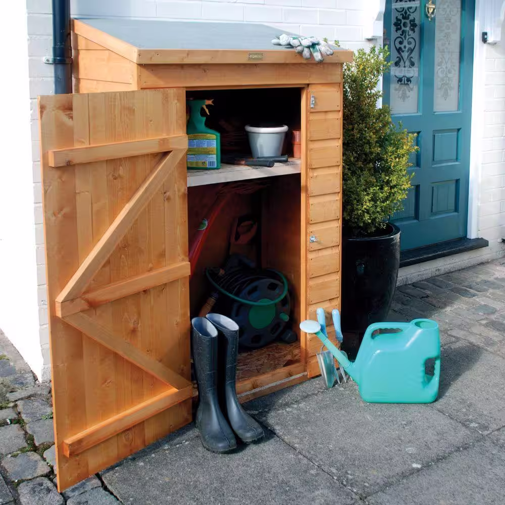 Bosmere Mini-Store 3 ft. x 2 ft. Wood Storage Shed