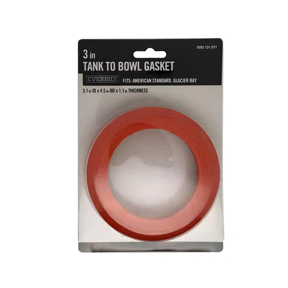 Everbilt 3 in. Toilet Tank to Bowl Gasket Fits American Standard, Glacier Bay