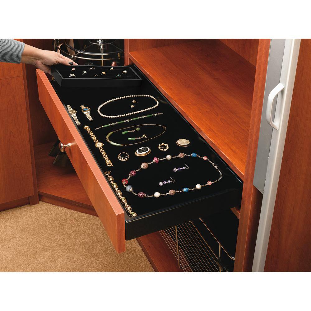 Rev-A-Shelf Black Velvet Ring Organizer