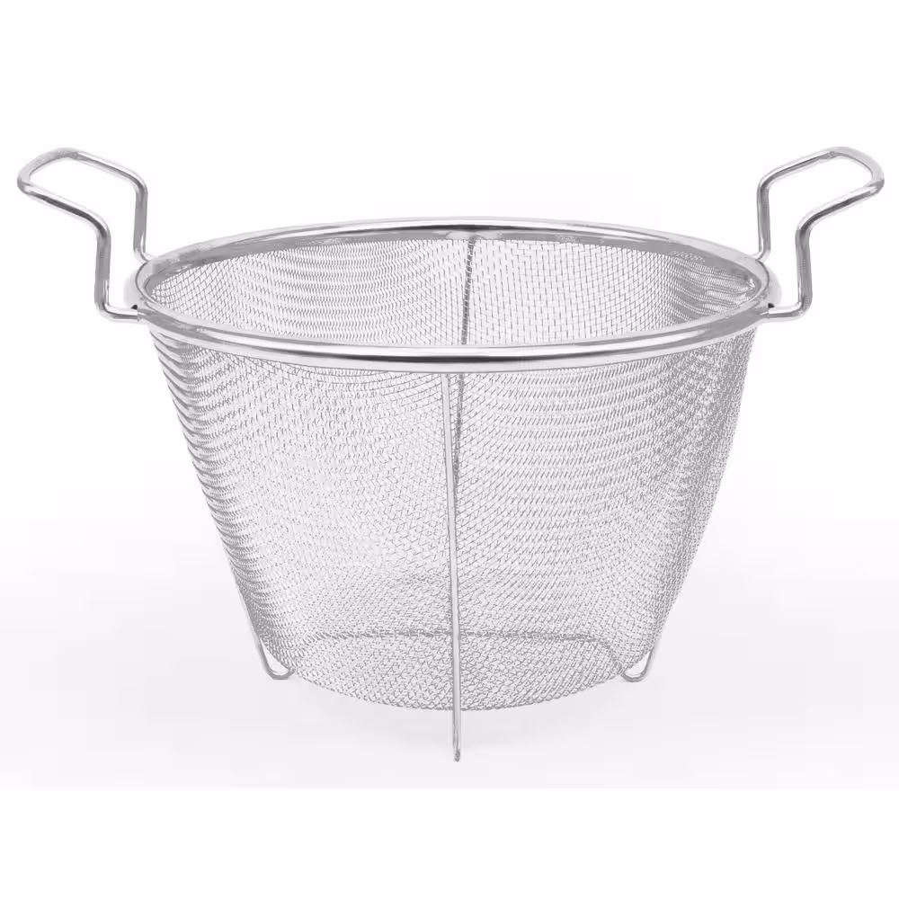 ExcelSteel 7 in. Stainless Steel Deep Mesh Colander w/Handles