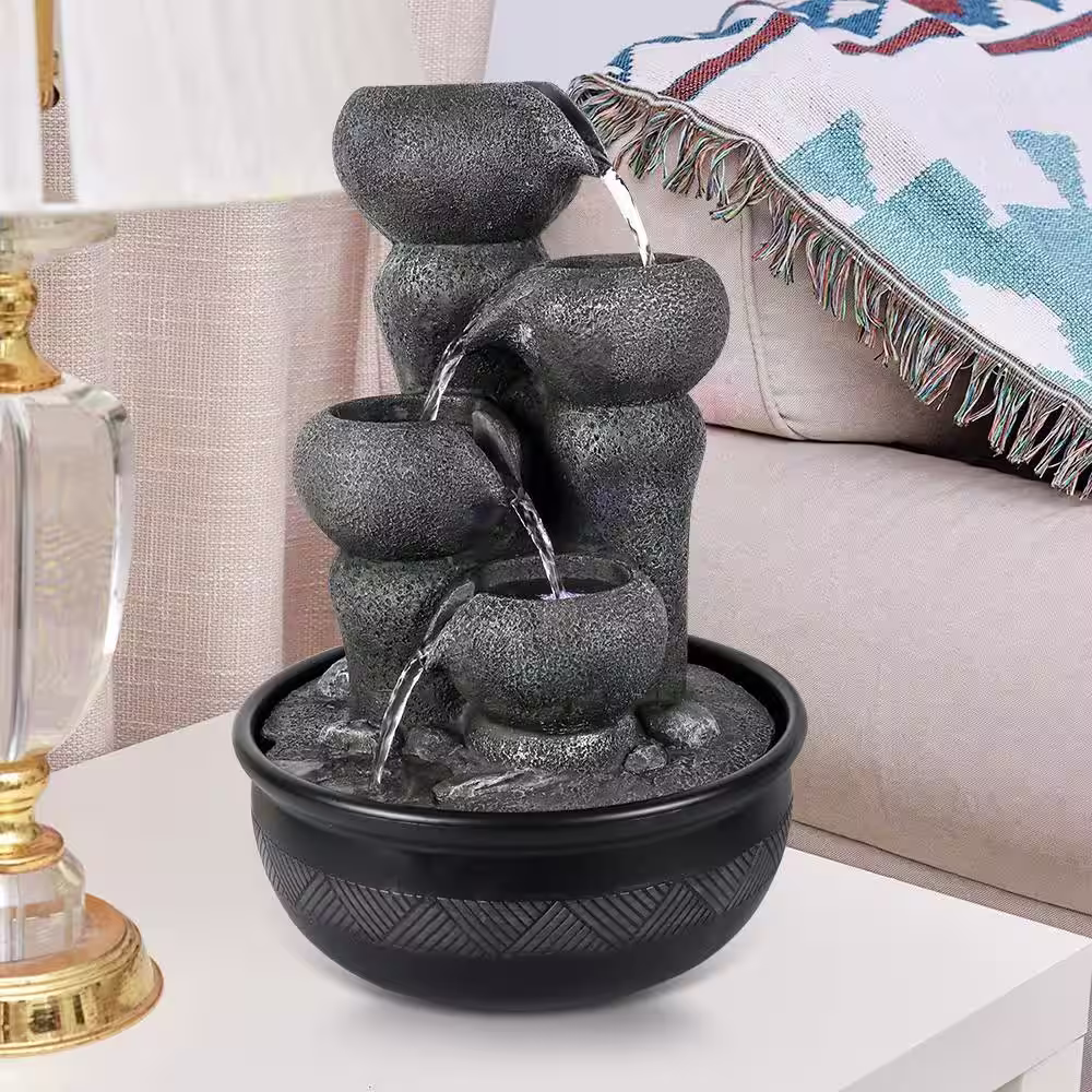 Watnature Resin Indoor Water Fountain - 15.7