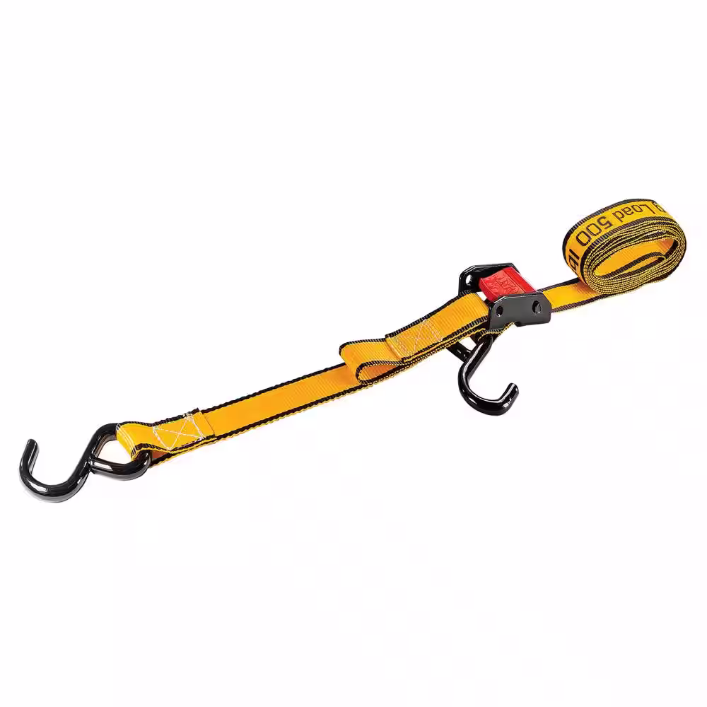 CAT 12 ft. x 1.5 in. 500 lbs. Cambuckle Tie-Down Straps (2-Pack)