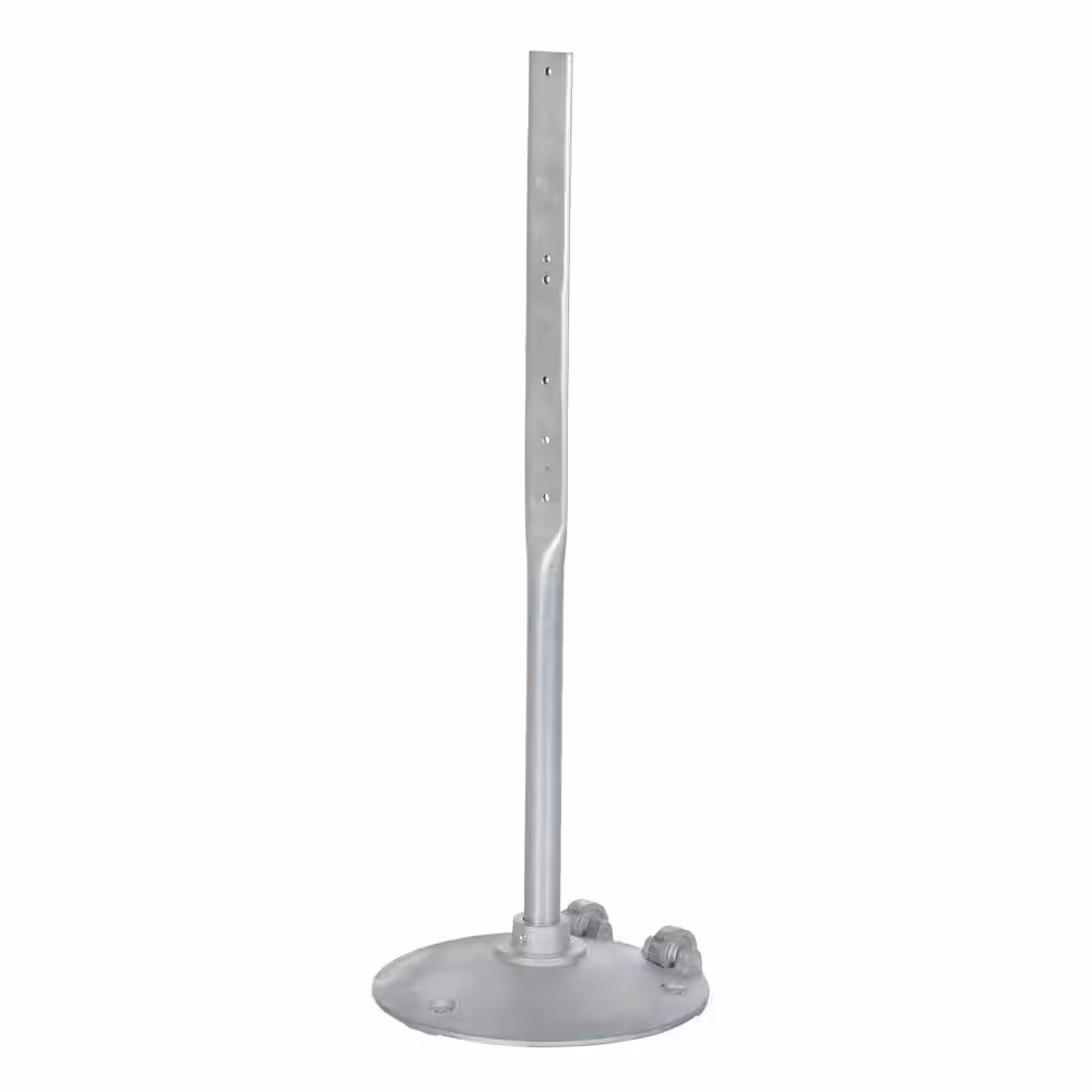 Vestil 48 in. x 18 in. Dia Steel Sign Stand with Wheels