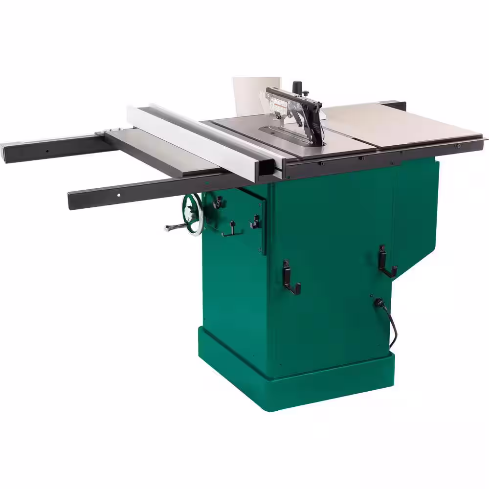 Grizzly Industrial 10 in. 3 HP 220-Volt Cabinet Table Saw