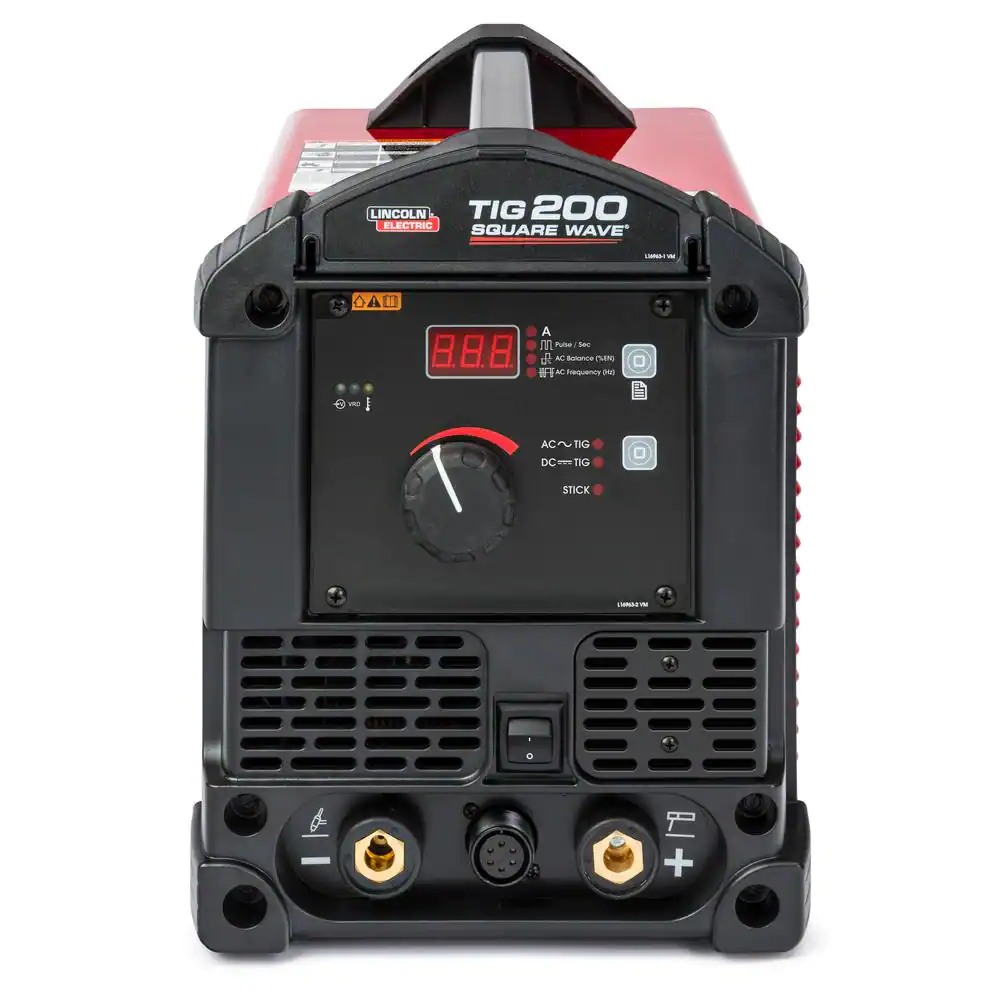 Lincoln Electric 200 Amp Square Wave TIG 200 Multi-Process TIG/Stick Welder, 120V or 230 V with TIG Accessories