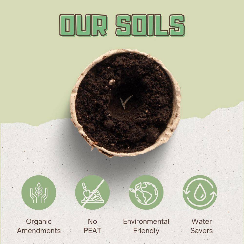 WONDER SOIL Premium Organic Expanding Coco Coir Nutrient Booster and Garden Soil Wafers