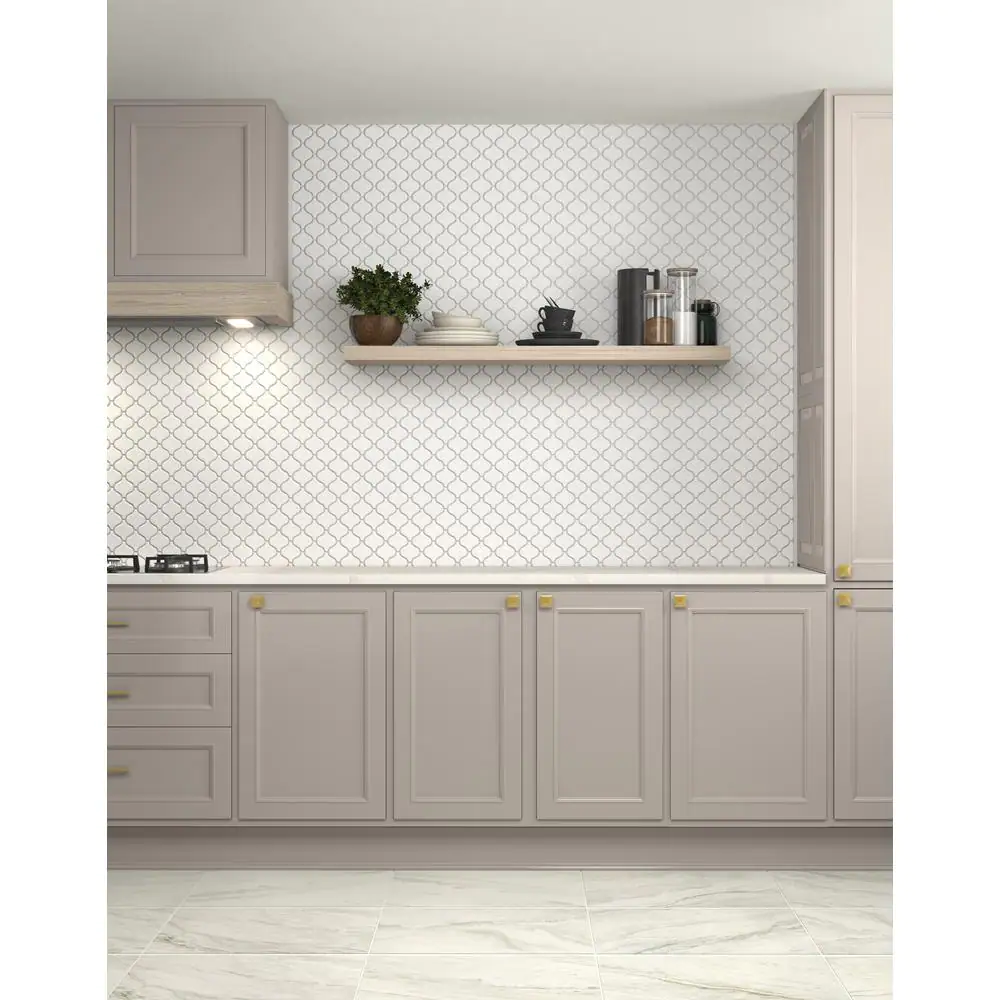 Daltile Restore Bright White 1x12 Glossy Ceramic Trim & Border Tile (0.4 sq. ft. /piece)
