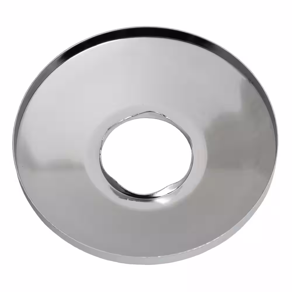 Oatey 3/4 in. Copper Tube Size Steel Flange Escutcheon Plate in Chrome