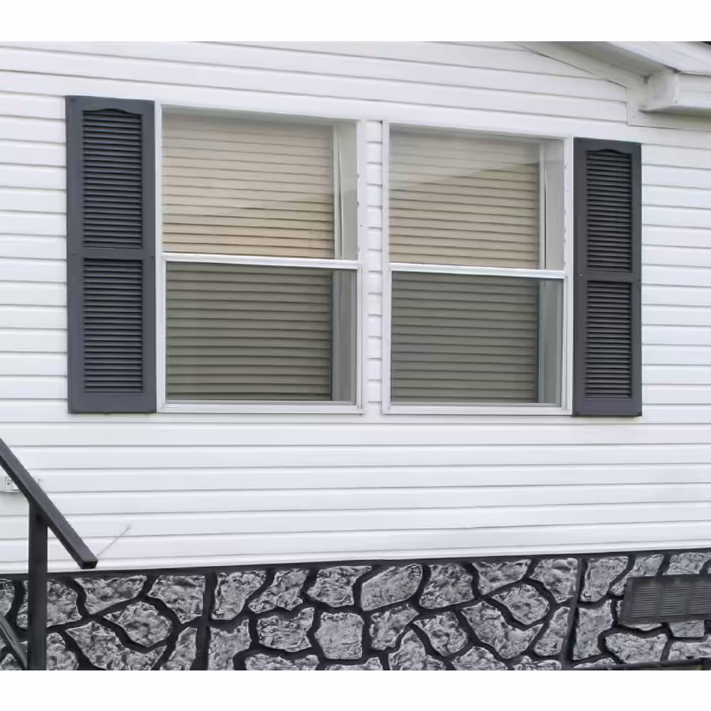TAFCO WINDOWS 30 in. x 40 in. Mobile Home Single Hung Aluminum Window - Silver