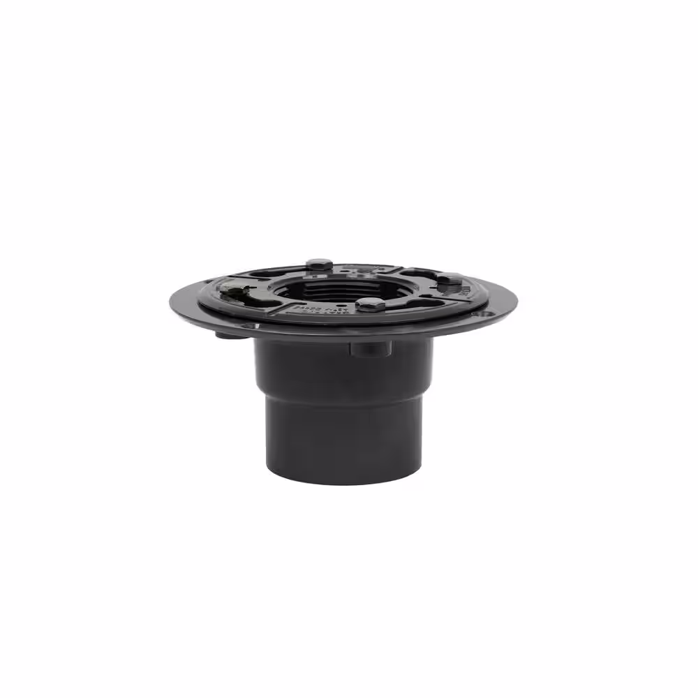 Oatey Round Black ABS Shower Drain
