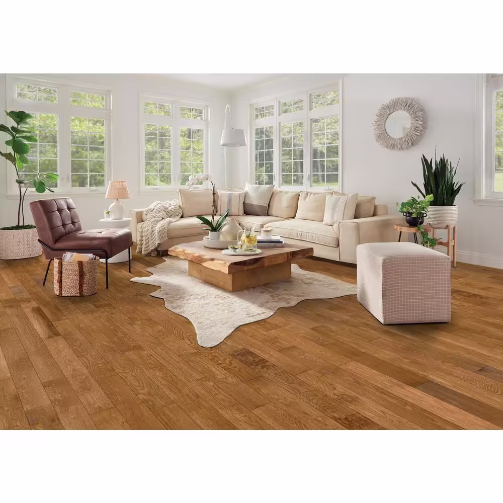 Bruce American Vintage Scraped Prairie Oak 3/4 in. T x 5 in. W x Varying L Solid Hardwood Flooring (23.5 sqft /case)