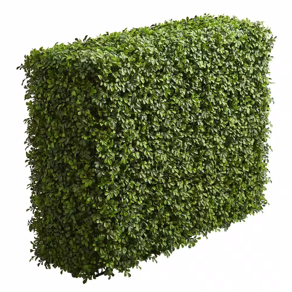 Nearly Natural Indoor/Outdoor 39 in. Boxwood Artificial Hedge