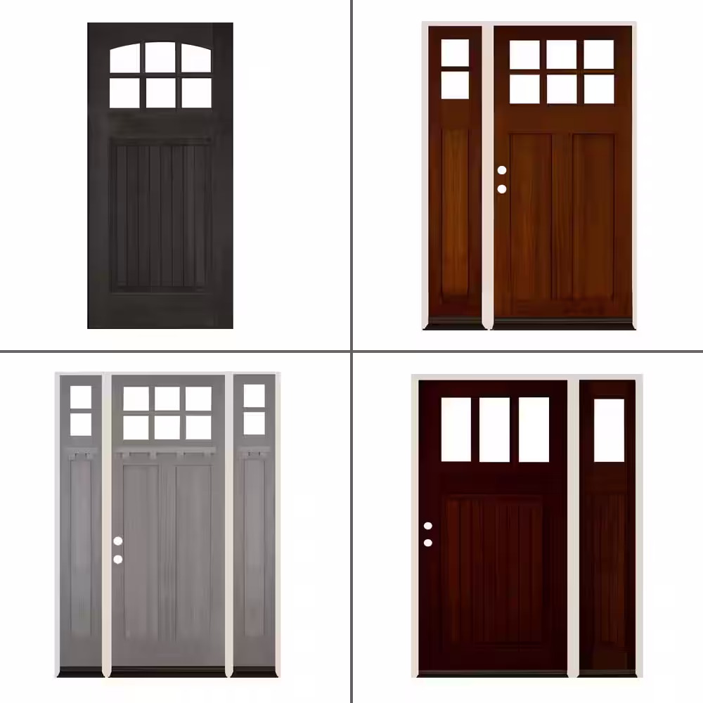Krosswood Doors Craftsman Douglas Fir Exterior Wood Door Collection