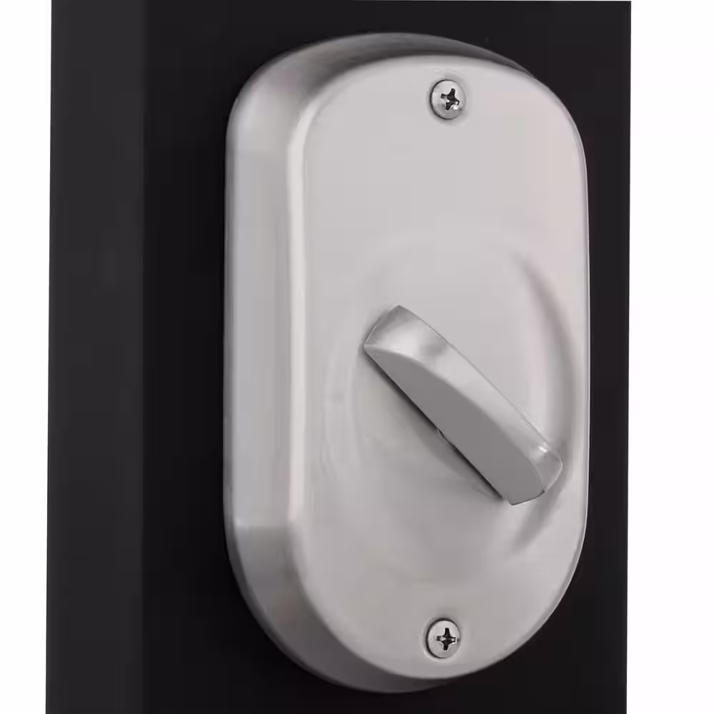 Schlage Plymouth Satin Nickel Electronic Keypad Deadbolt