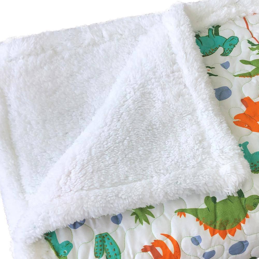 Harper Lane Dinosaur Park Quilted 50 in. x 60 in. Throw