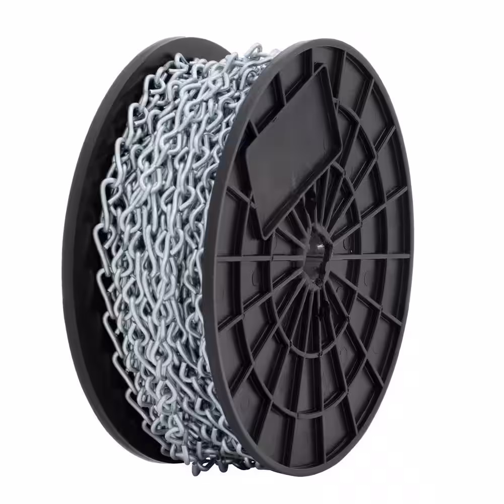 Everbilt #12 x 100 ft. Zinc Plated Steel Jack Chain