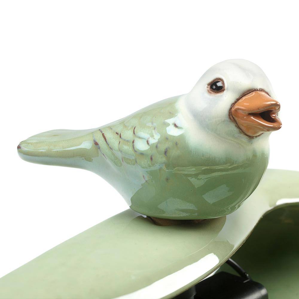 Smart Solar Ceramic Bird Solar Fountain