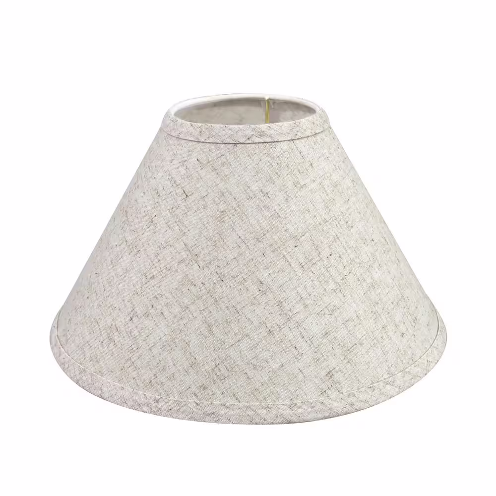 Aspen Creative Corporation 11 in. x 7 in. Beige Hardback Empire Lamp Shade