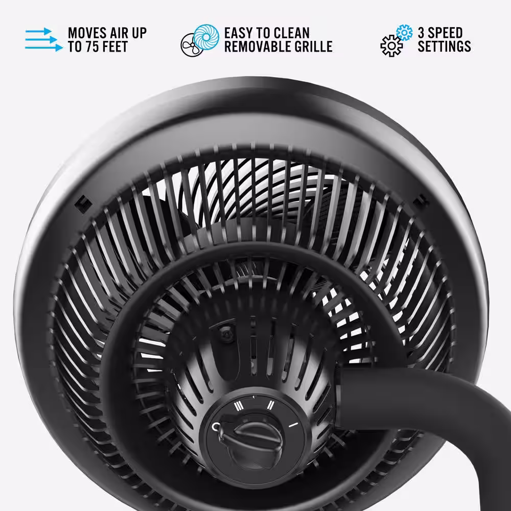 Vornado 623 Black 10 in. Floor Fan