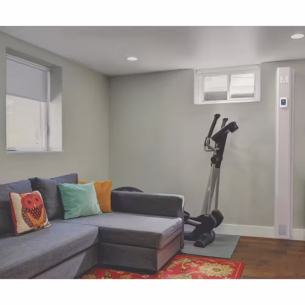 Humidex Whole House Basement Energy Efficient Digital Ventilation System/Dehumidifier for 1500 sq. ft.