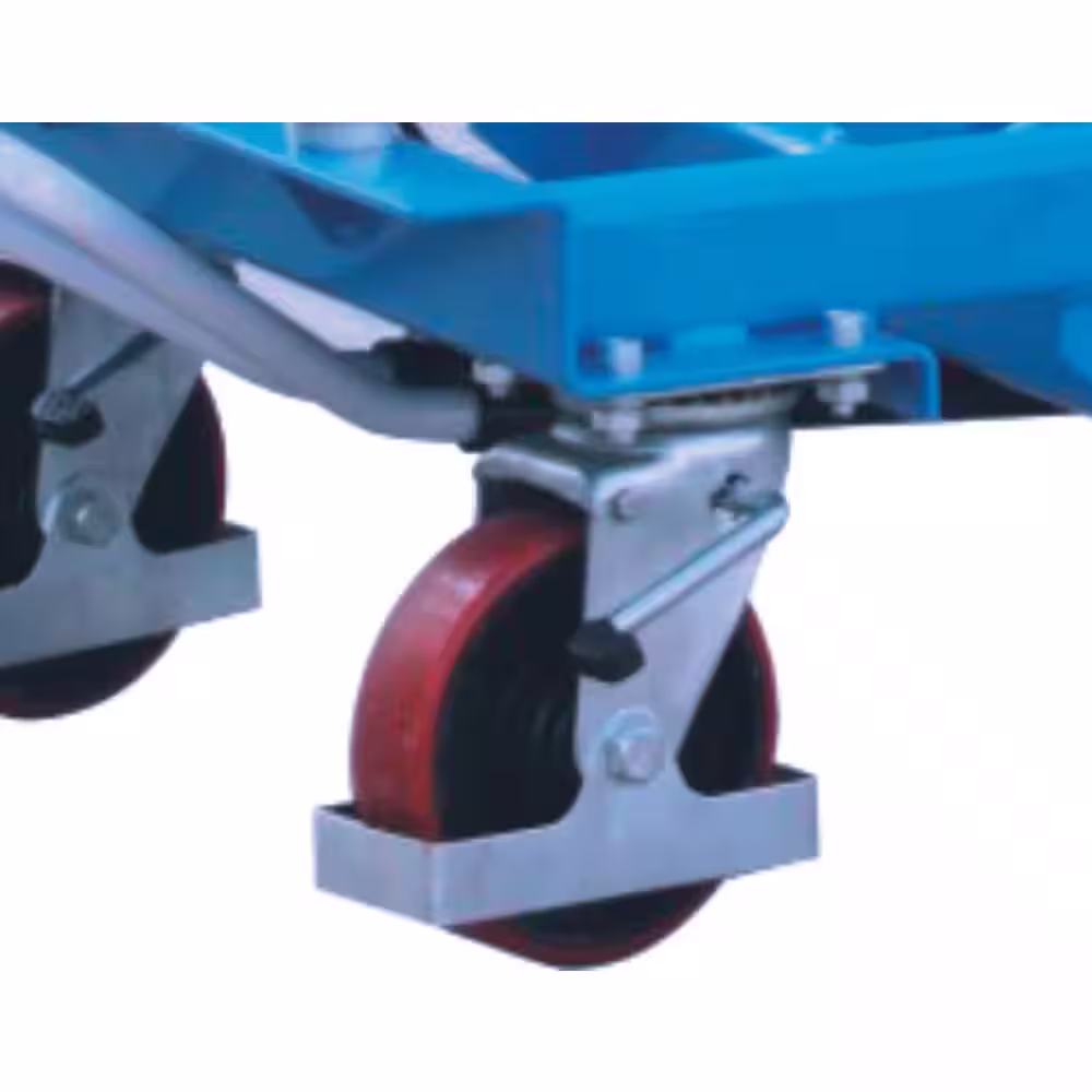 Eoslift Industrial Grade TA30 Manual Scissor Lift Table Cart 660 lbs. Capacity, Table Size 19.7 in. x 32.6 in. Swivel Casters