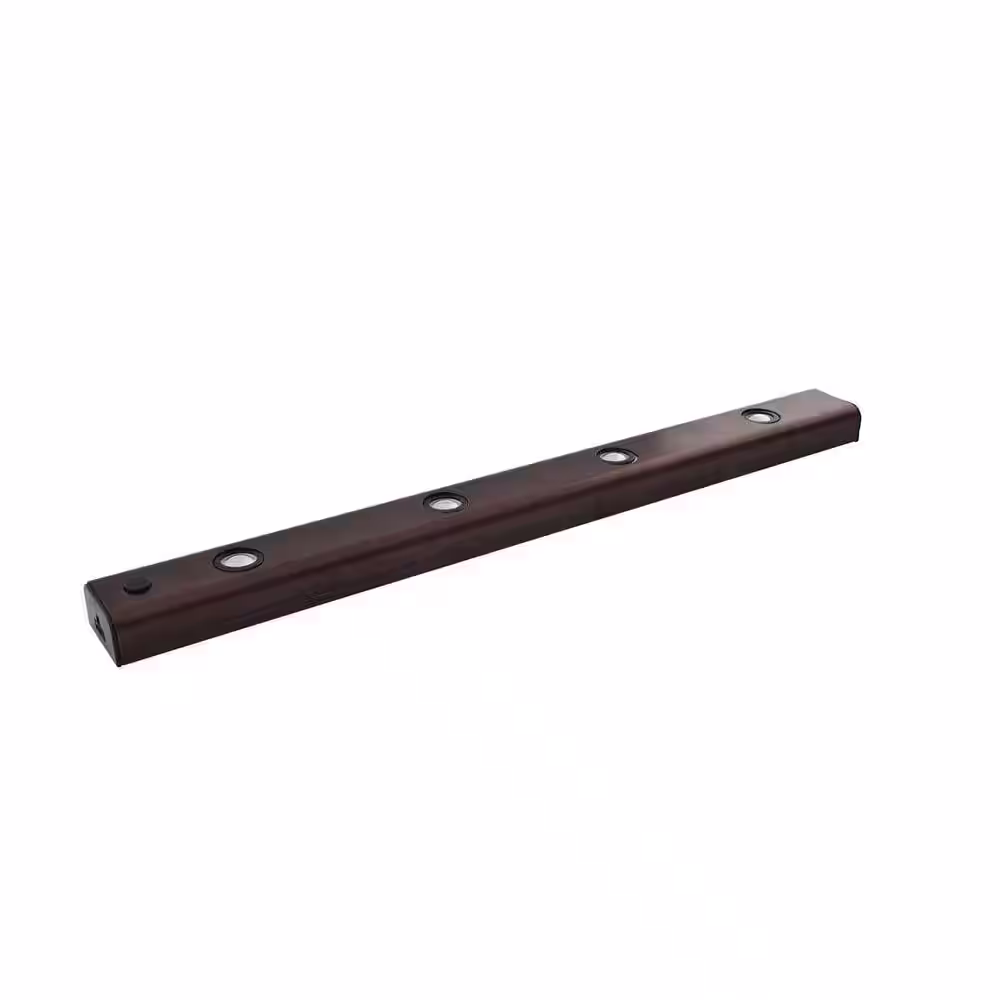 AMAX LIGHTING LED Bar Light Plug-In/Hardwire 20 in. Bronze Under Cabinet Light with Dimming Button