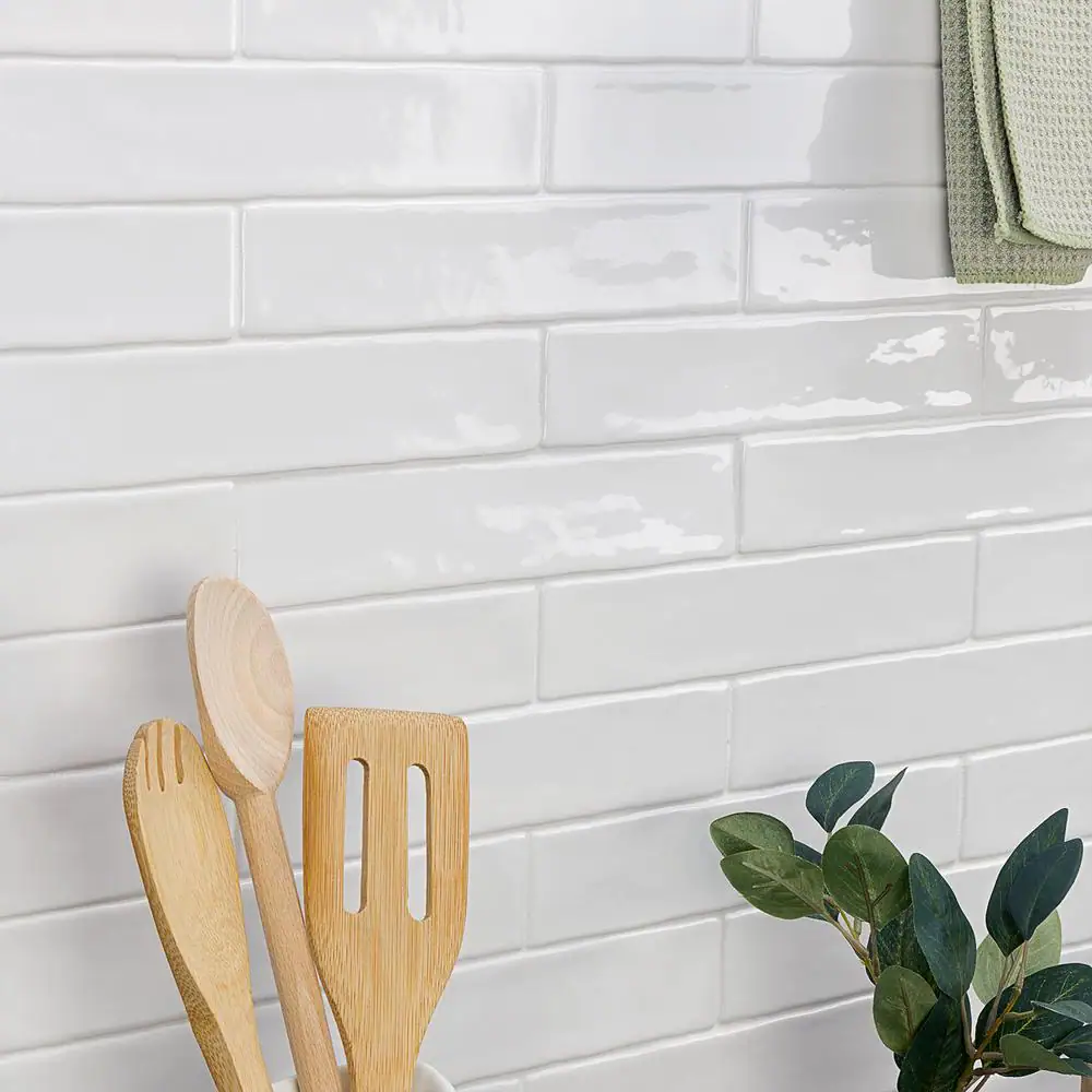 Ivy Hill Tile Newport White 2 in. x 10 in. Polished Ceramic Subway Wall Tile (5.70 sq. ft. / Case)