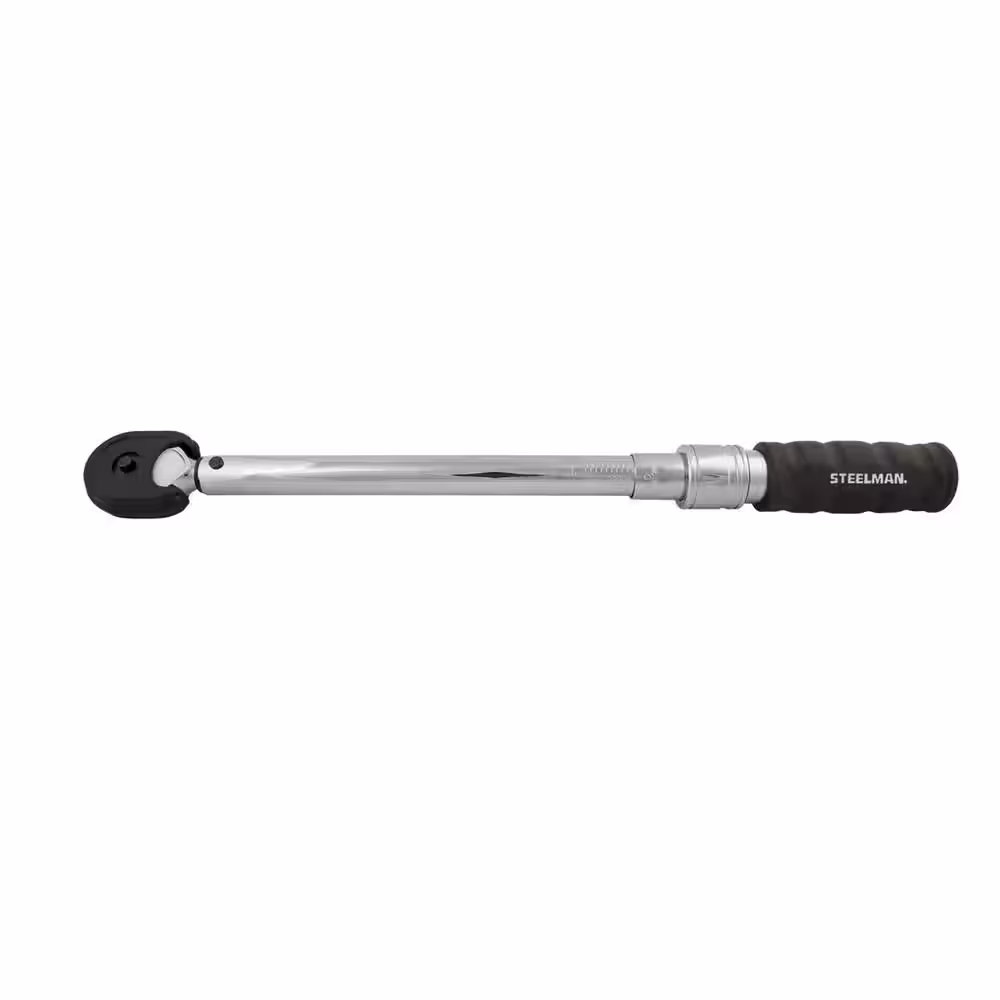 STEELMAN 3/8 in. Drive 10-100 ft-lb Micro-Adjustable Torque Wrench