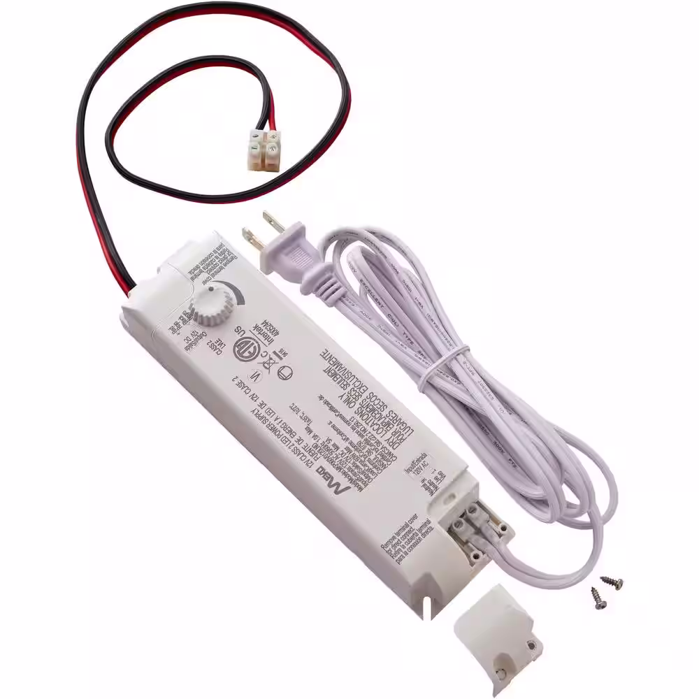 Commercial Electric 60-Watt 12-Volt LED Lighting Power Supply with Dimmer